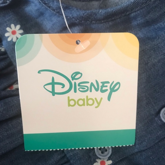 Disney baby Minnie Mouse denim romper - Picture 5 of 6